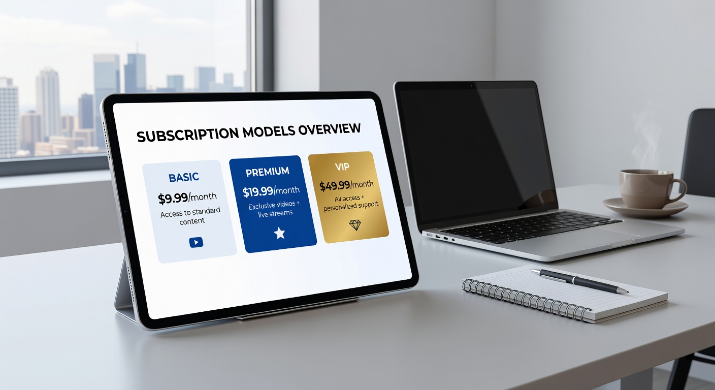 Subscription models in adult business